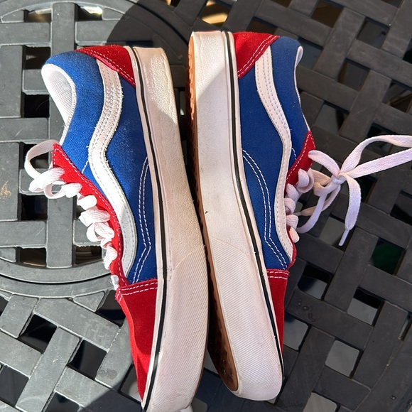 Blue/red/white vans size 6 - Picture 4 of 6